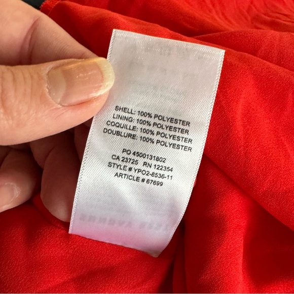 Aritzia Sunday Best Ruffle Hem Double Lined Wrap Dress - Picture 2 of 9